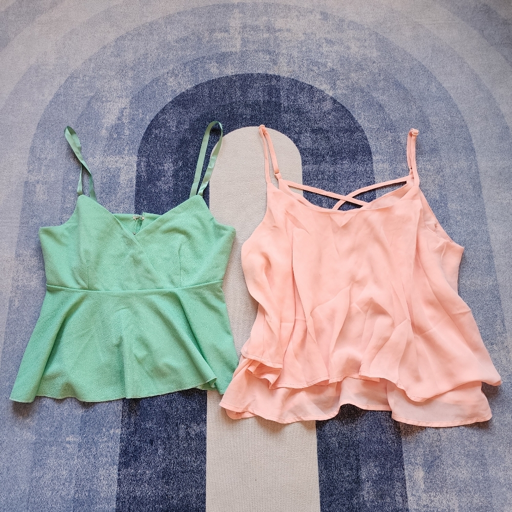 Spring Colors flowy cami bundle